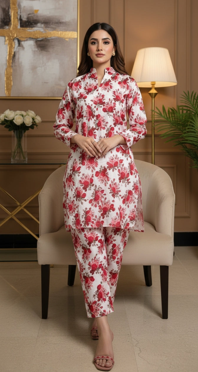 REDISH BLOOM CO-ORD SET