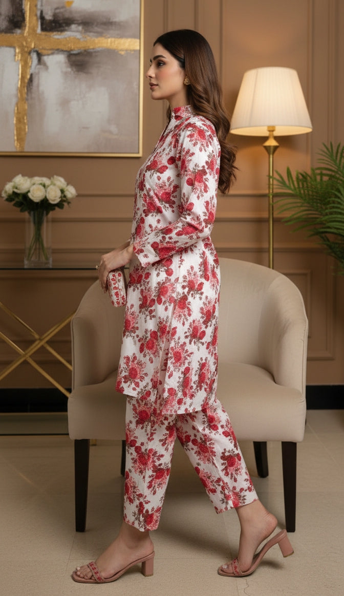 REDISH BLOOM CO-ORD SET