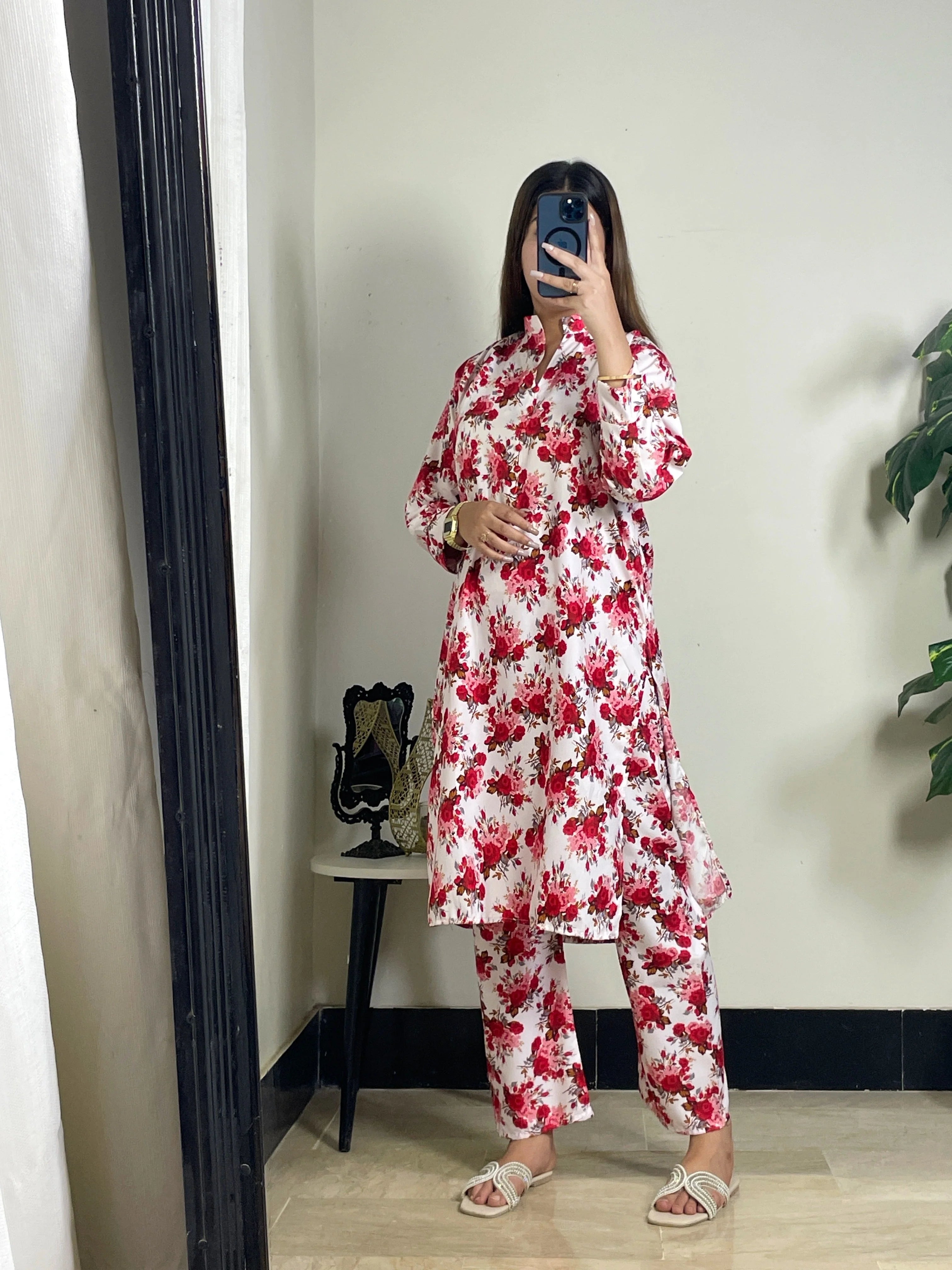 REDISH BLOOM CO-ORD SET