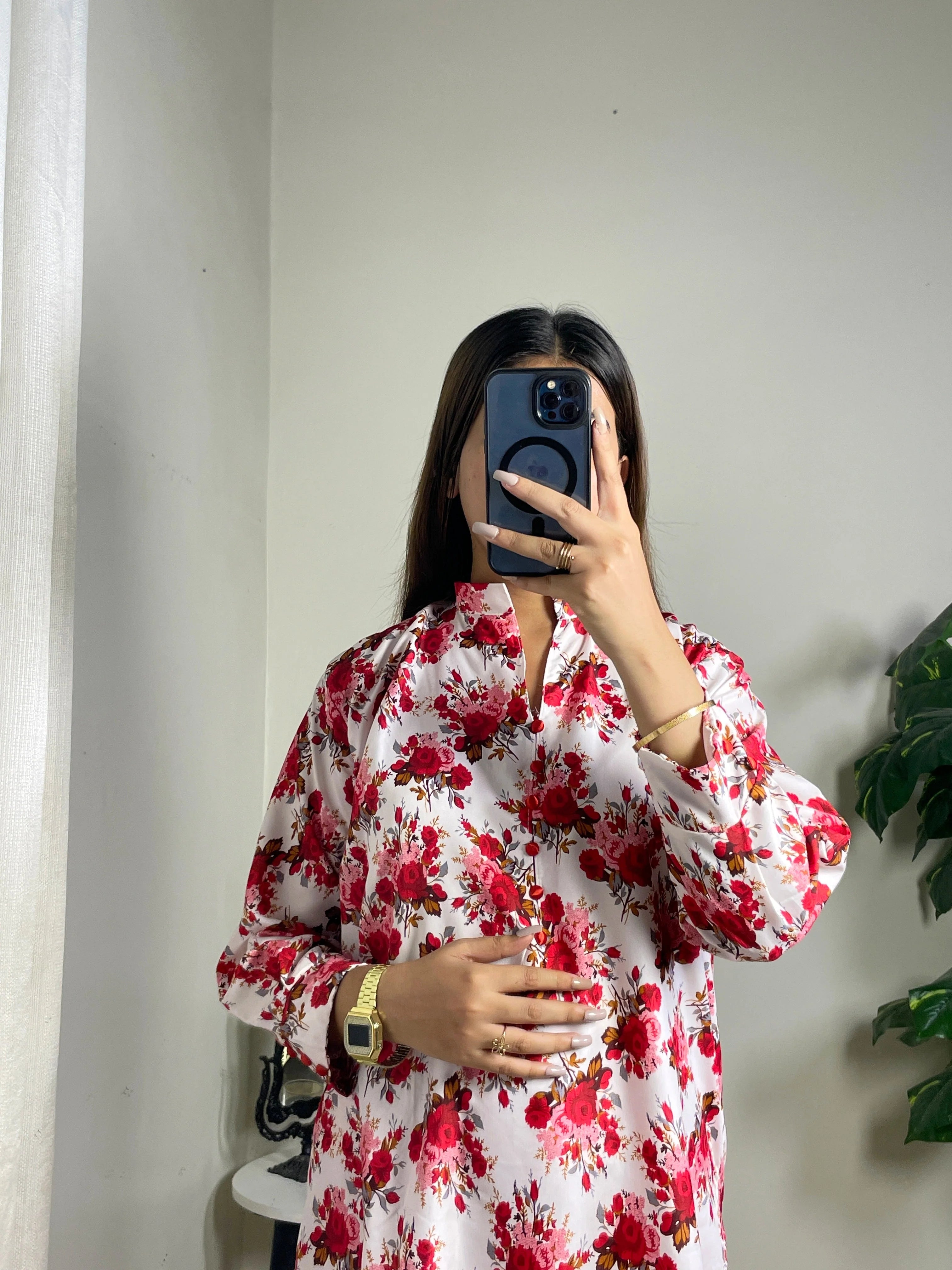 REDISH BLOOM CO-ORD SET