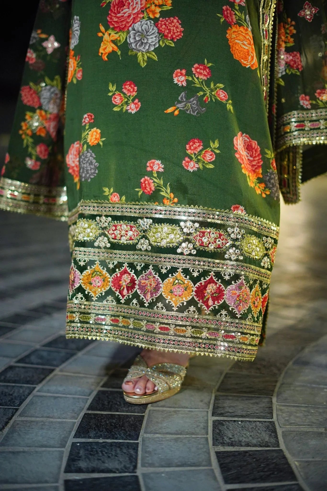 kareena - Embroidered Silk 3 Pc Suit